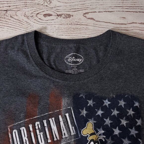 Disney Original Mens L True Classic Mickey Pluto Goofy Donald Short Sleeve Shirt - Picture 4 of 6